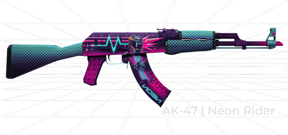 AK-47 Neon Rider CS2 skin
