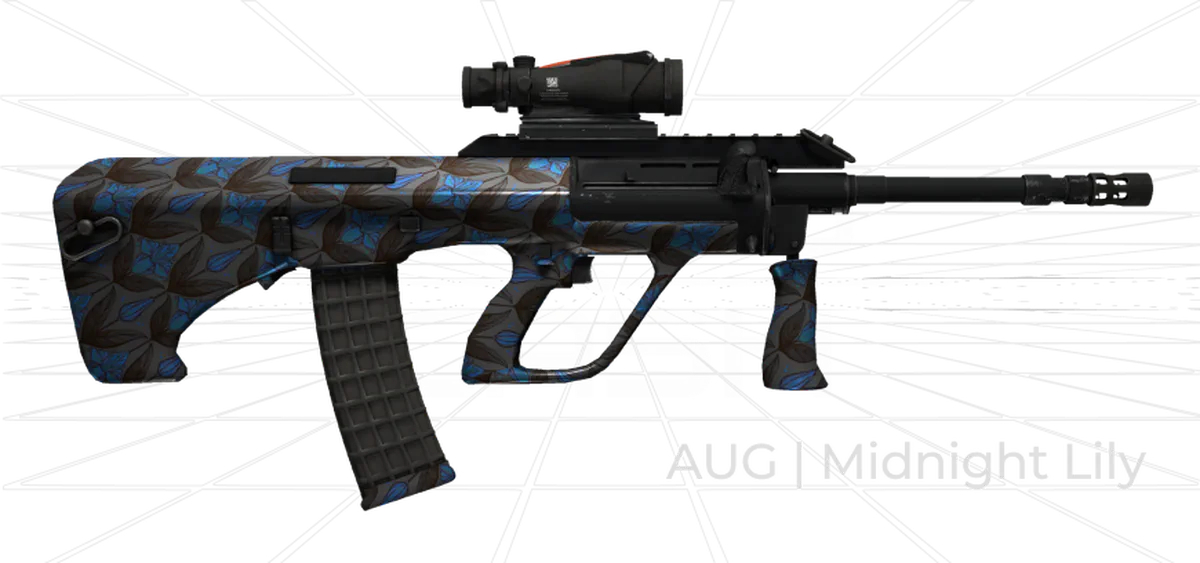AUG Midnight Lily skin