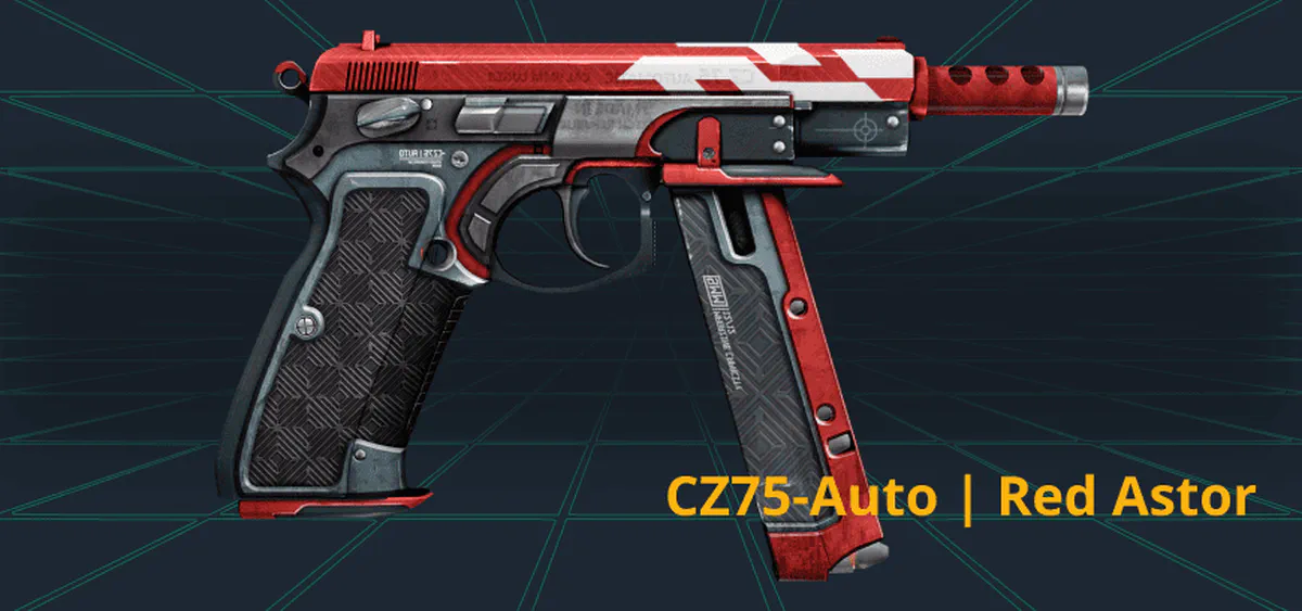 CZ75-Auto Red Astor