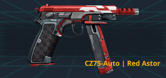 CZ75-Auto Red Astor