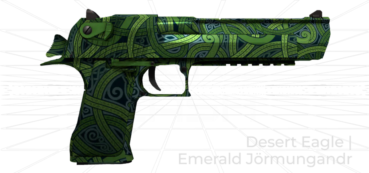 Desert Eagle Emerald Jörmungandr