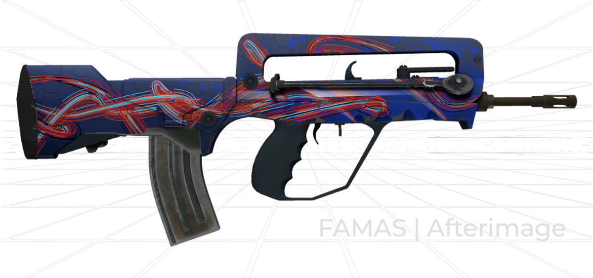 FAMAS Afterimage CS2 skin
