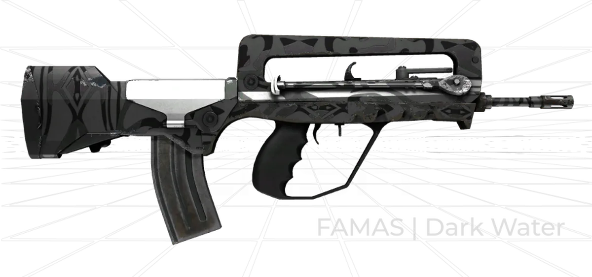 FAMAS Dark Water CS2 skin