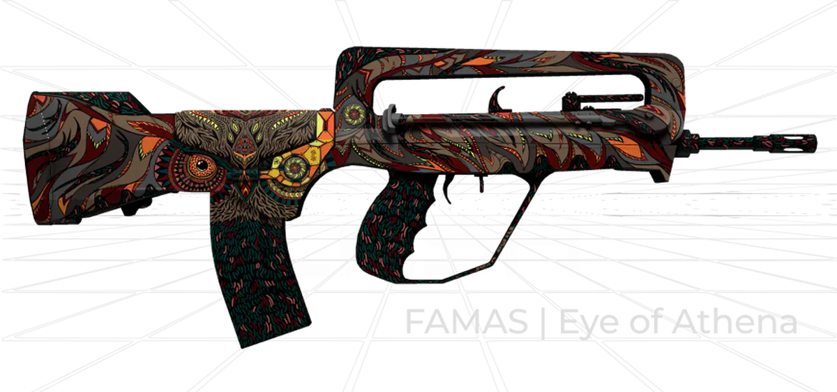 FAMAS Eye of Athena CS2 skin