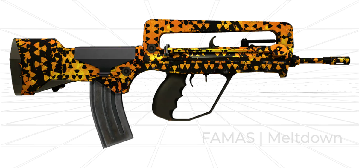FAMAS Meltdown CS2 skin