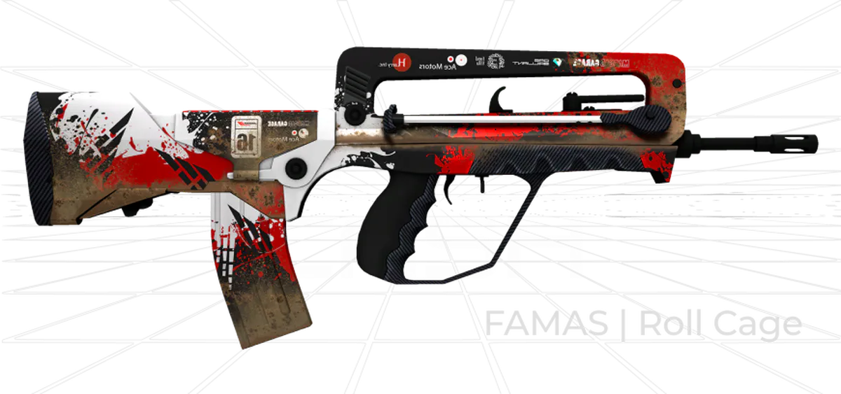FAMAS Roll Cage CS2 skin