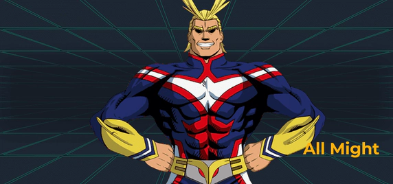 All Might fortnite skin