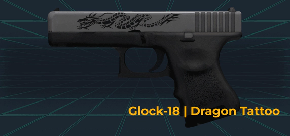 Glock-18 Dragon Tattoo