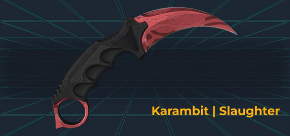 Karambit _ Slaughter csgo skin