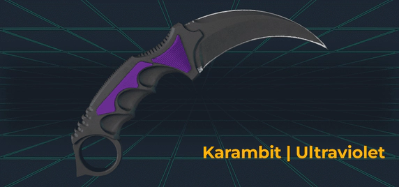 Karambit _ Ultraviolet csgo skin