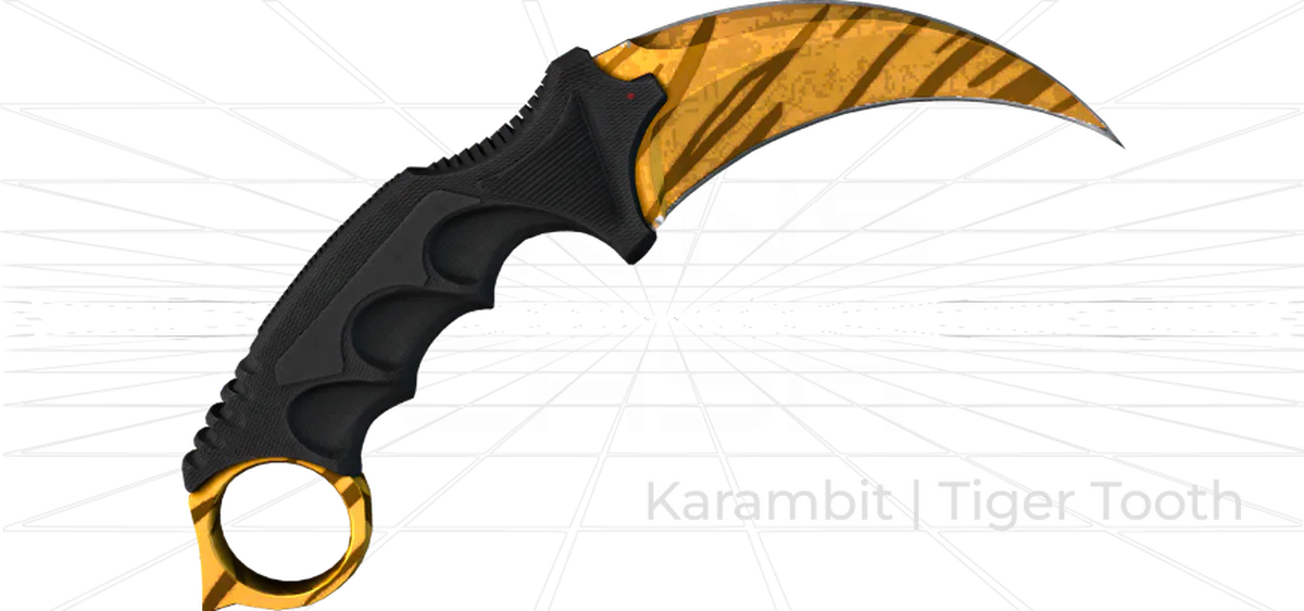 Karambit Tiger Tooth skin