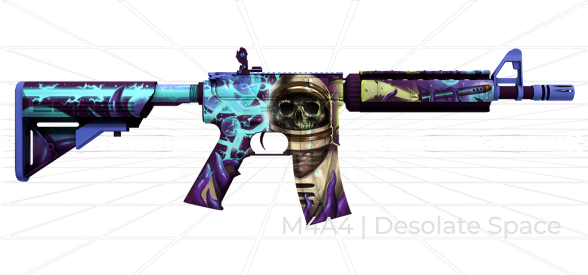 m4a4 desolate space CS2 skin