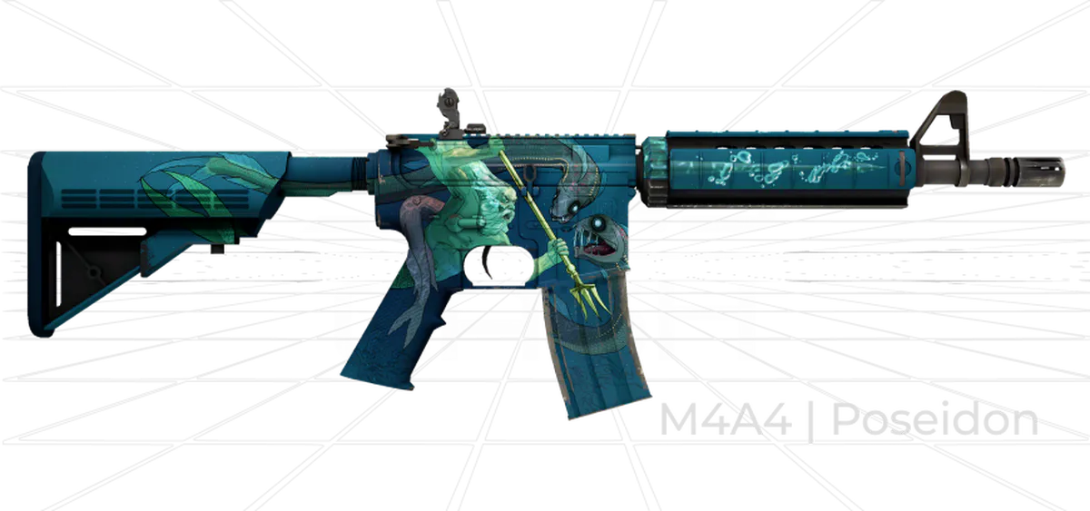 m4a4 poseidon CS2 skin