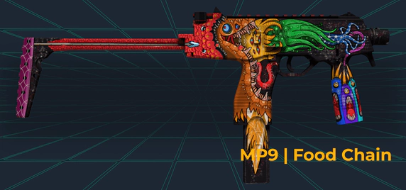 MP9 Food Chain skin