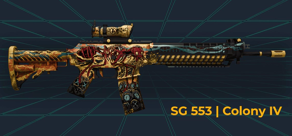 SG 553 _ Colony IV csgo skin