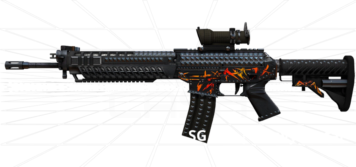 sg-553 heavy metal skin