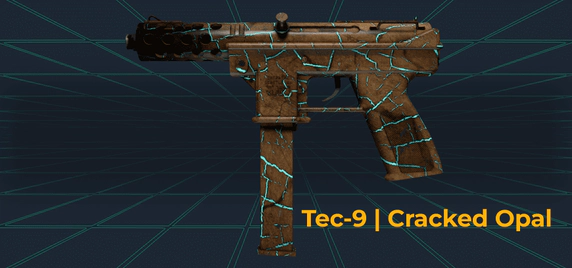 Tec-9 Cracked Opal