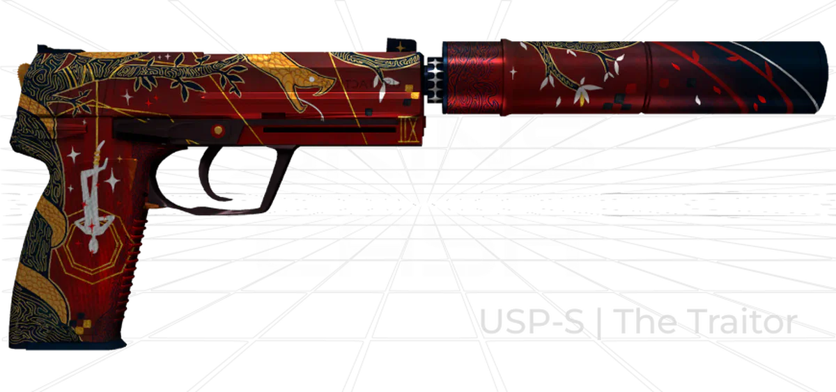 USP-S The Traitor CS2 skin