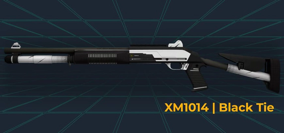 XM1014 Black Tie skin