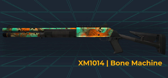 XM1014 Bone Machine skin