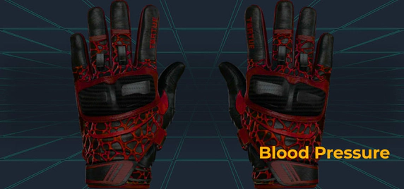 Blood Pressure Moto Gloves