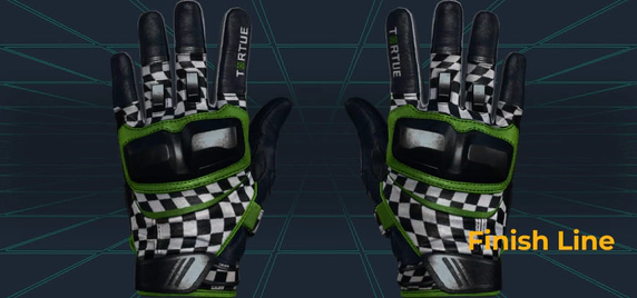 Finish Line Moto Gloves