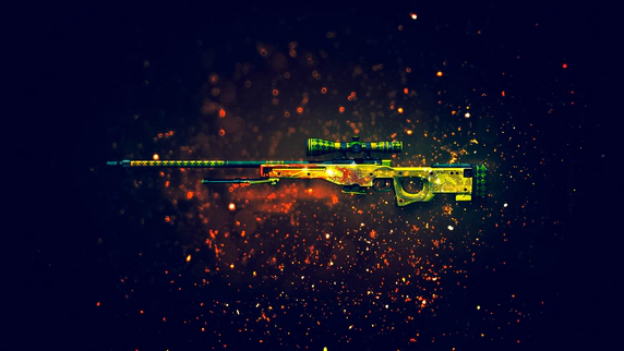 CS GO wallpaper HD AWP Dragon Lore