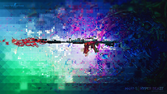 CS GO wallpaper HD m4a1-s skin