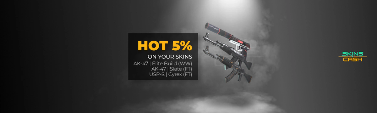 Hot +5% for your skins