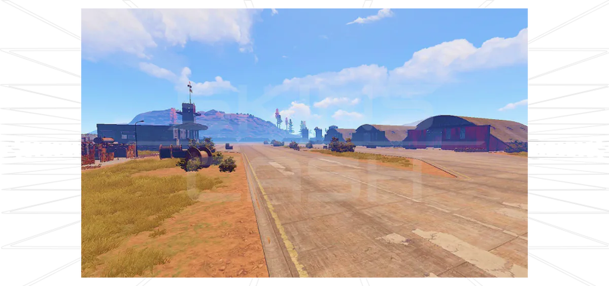 airfield in rust