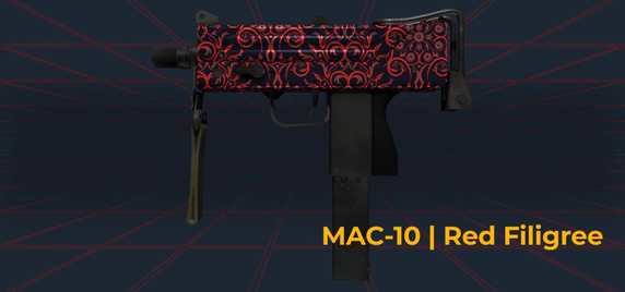 MAK-10 _ Red Filigree