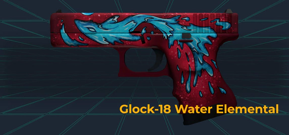 Glock-18 Water Elemental