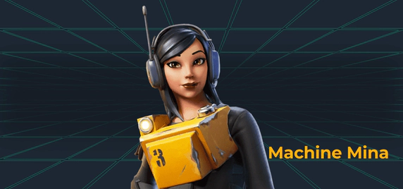 Machine Mina fortnine skin